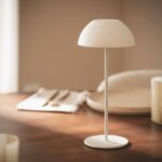 Draagbare LED tafellamp- USB oplaadbaar - 2700K - wit
