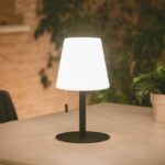 LED tafellamp - voor binnen en buiten - USB oplaadbaar - zwart - Afbeelding 2
