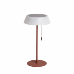 Solar LED tafellamp - USB oplaadbaar - 3000K - bruin