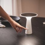 Solar LED tafellamp wit - USB oplaadbaar - 3000K- IP54 - Afbeelding 3