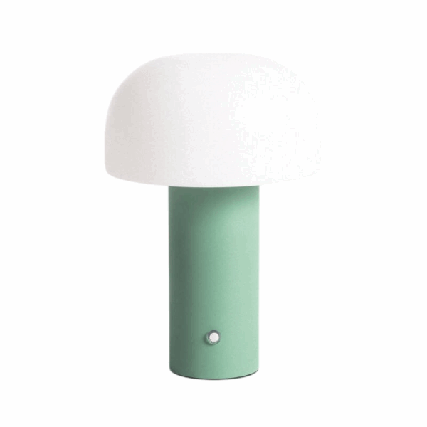 Moderne LED tafellamp - USB oplaadbaar- 3 lichtkleuren - groen - Afbeelding 2