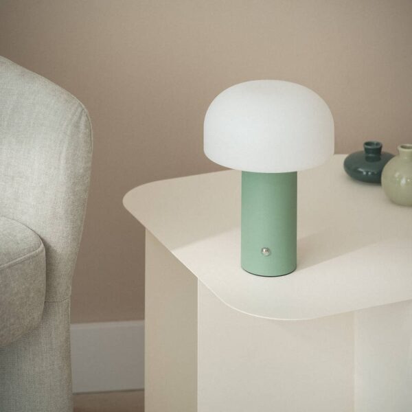 Moderne LED tafellamp - USB oplaadbaar- 3 lichtkleuren - groen - Afbeelding 7