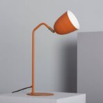 Design bureaulamp - E27 - metaal - 43 cm hoog - oranje saffraan - Afbeelding 9