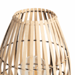 Bamboe tafellamp - E27 - 44 cm hoog - natuurlijk vlechtwerk - Afbeelding 7