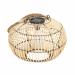 bohemian tafellamp solar led rotan natuurlijk 240 mm