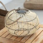 Bohemian solar tafellamp - LED - 24 cm hoog - rotan natuurlijk - Afbeelding 8