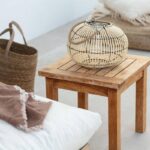 Bohemian solar tafellamp - LED - 24 cm hoog - rotan natuurlijk - Afbeelding 6