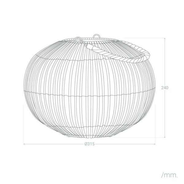 Bohemian solar tafellamp - LED - 24 cm hoog - rotan natuurlijk - Afbeelding 9