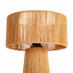 Boho tafellamp - E27 - gevlochten papier - 41 cm hoog - natuurlijk - Afbeelding 3