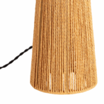 Boho tafellamp - E27 - gevlochten papier - 41 cm hoog - natuurlijk - Afbeelding 5