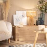 Boho tafellamp - E27 - gevlochten papier - 41 cm hoog - natuurlijk - Afbeelding 4