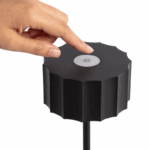 Buiten tafellamp LED - oplaadbaar - dimbaar - 34 cm hoog - zwart - Afbeelding 2