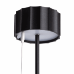 Buiten tafellamp LED - oplaadbaar - dimbaar - 34 cm hoog - zwart - Afbeelding 3