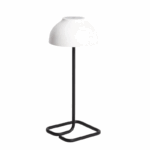 Buiten tafellamp LED wit zwart oplaadbaar USB-C dimbaar IP54 35 cm