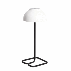 Buiten tafellamp LED wit zwart oplaadbaar USB-C dimbaar IP54 35 cm