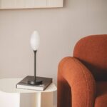 Design tafellamp - LED - oplaadbaar - 38 cm hoog - zwart - Afbeelding 4
