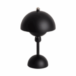 Design tafellamp - LED - oplaadbaar - dimbaar - 35 cm hoog - zwart - Afbeelding 2