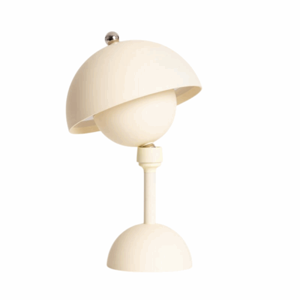 Design tafellamp - LED - oplaadbaar - dimbaar - 35 cm hoog - beige - Afbeelding 6