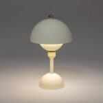 Design tafellamp - LED - oplaadbaar - dimbaar - 35 cm hoog - beige