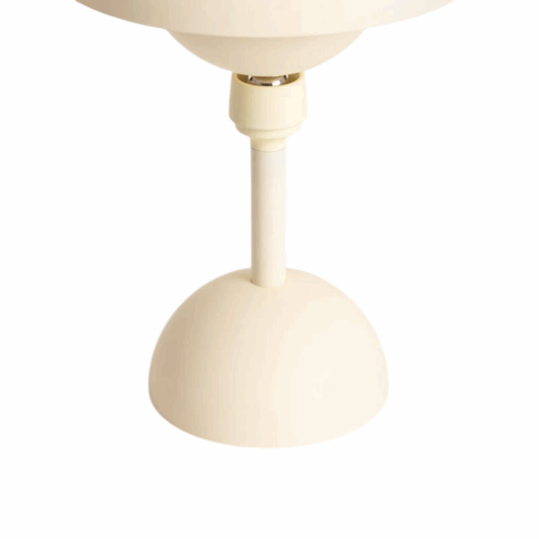 Design tafellamp - LED - oplaadbaar - dimbaar - 35 cm hoog - beige - Afbeelding 5