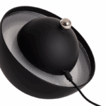 Design tafellamp - LED - oplaadbaar - dimbaar - 35 cm hoog - zwart - Afbeelding 4