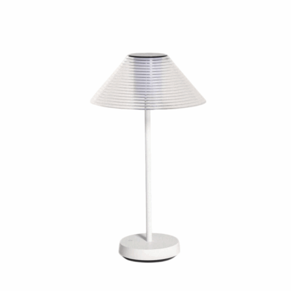 Draagbare LED tafellamp wit oplaadbaar USB-C warm wit licht IP44 30 cm