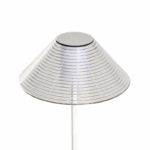 Draagbare LED tafellamp - oplaadbaar - 30 cm hoog - wit - Afbeelding 3