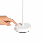 Draagbare LED tafellamp - oplaadbaar - 30 cm hoog - wit - Afbeelding 2
