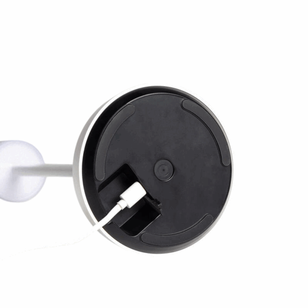 Draagbare LED tafellamp - oplaadbaar - 30 cm hoog - wit - Afbeelding 4