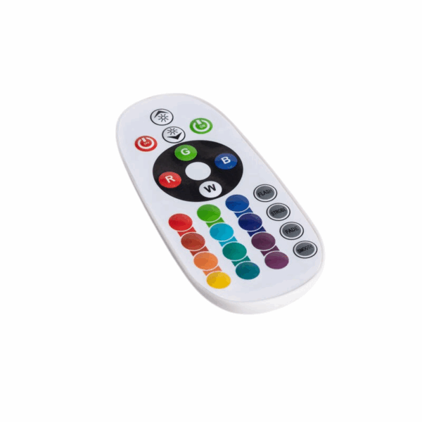 Eivormige RGB tafellamp met afstandsbediening - LED - oplaadbaar - 19 cm hoog - wit - Afbeelding 6