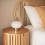 Glazen tafellamp bolvorm - LED - oplaadbaar - 13 cm hoog - zilver - Afbeelding 4