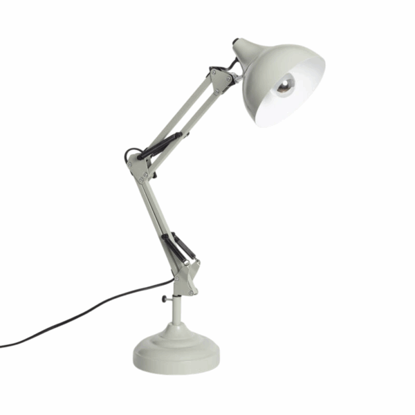 Industriële bureaulamp - E27 - metaal - verstelbaar - groen - Afbeelding 1