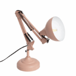 Industriële bureaulamp - E27 - metaal - verstelbaar - roze - Afbeelding 3
