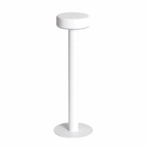 industriele tafellamp led wit draagbaar usb c oplaadbaar 30 cm – sfeerfoto productafbeelding