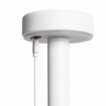 Industriƫle tafellamp oplaadbaar - LED- draagbaar - 30 cm hoog - wit - Afbeelding 3