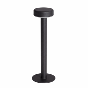 industriele tafellamp led zwart draagbaar usb c oplaadbaar 30 cm – sfeerfoto productafbeelding