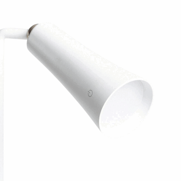 Minimalistische tafellamp - LED - oplaadbaar - dimbaar - 36 cm hoog - wit - Afbeelding 5