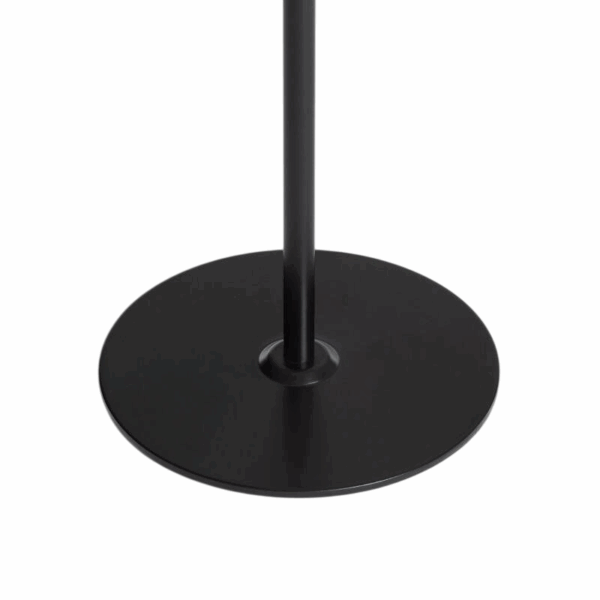 Minimalistische tafellamp - LED - oplaadbaar - dimbaar - 36 cm hoog - zwart - Afbeelding 6