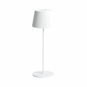 witte draagbare tafellamp LED met oplaadbare accu en dimfunctie voor binnen en buiten