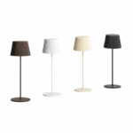 Moderne draagbare tafellamp - oplaadbaar - LED - dimbaar - 24 cm hoog - wit - Afbeelding 8