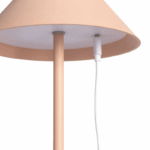 Moderne tafellamp - LED - USB oplaadbaar - dimbaar - 32 cm hoog - beige - Afbeelding 3