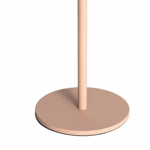Moderne tafellamp - LED - USB oplaadbaar - dimbaar - 32 cm hoog - beige - Afbeelding 5