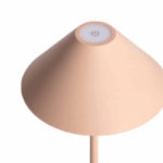 Moderne tafellamp - LED - USB oplaadbaar - dimbaar - 32 cm hoog - beige - Afbeelding 4