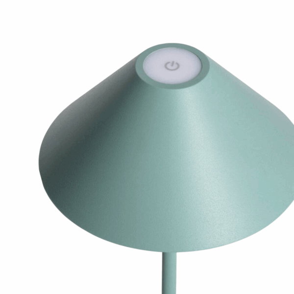 Moderne tafellamp - LED - USB oplaadbaar - dimbaar - 32 cm hoog - groen - Afbeelding 4