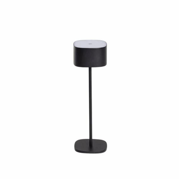 moderne oplaadbare tafellamp led zwart draagbaar usb oplaadbaar 260 mm