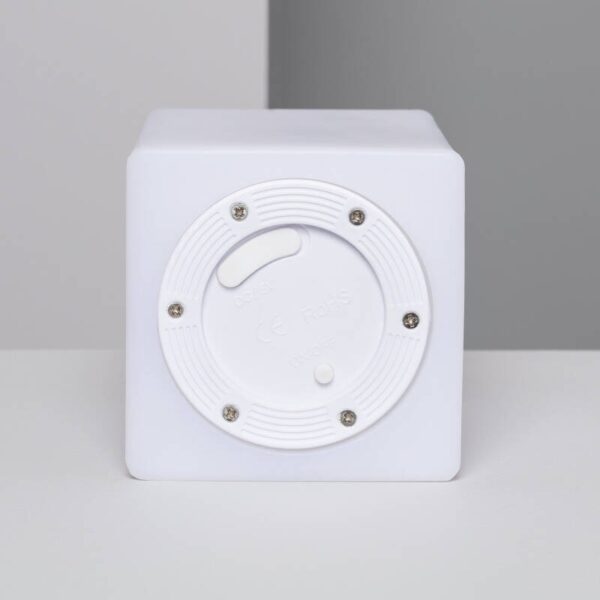 Moderne tafellamp RGB met afstandsbediening - LED - oplaadbaar - kubus - 15 cm hoog - wit - Afbeelding 7
