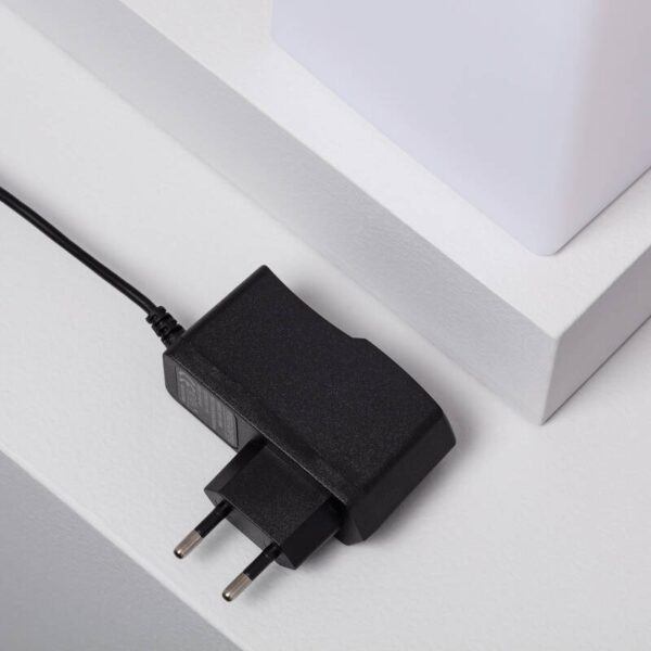 Moderne tafellamp RGB met afstandsbediening - LED - oplaadbaar - kubus - 15 cm hoog - wit - Afbeelding 15
