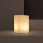 Moderne tafellamp RGB met afstandsbediening - LED - oplaadbaar - kubus - 15 cm hoog - wit - Afbeelding 11