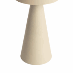 Oplaadbare tafellamp - LED - draadloos - 21 cm hoog - beige - Afbeelding 4
