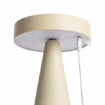 Oplaadbare tafellamp - LED - draadloos - 21 cm hoog - beige - Afbeelding 3